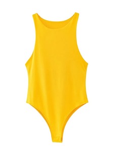 Bodys une pièce au design personnalisé Maillot de bain une pièce en coton biologique respirant Maillot de bain d'été de qualité supérieure pour femmes Vente en gros - Product Image 6