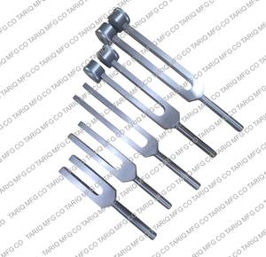 Nouvel arrivage Ensemble de diapasons en aluminium durable 128Hz 256Hz 512Hz 1024Hz 2048Hz pour laboratoire médical - Product Image 2