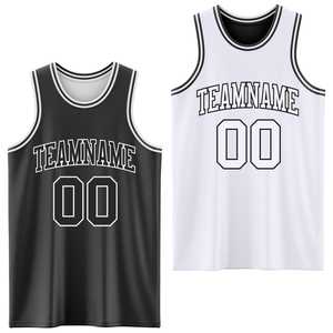 Custom Reversible Basketball Jersey for <b>Men</b> Double Sided Sublimated Mesh Fabric Lightweight Breathable Performance Team Uniform - Product Image 6