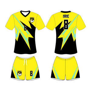 Conjunto de camiseta de fútbol para hombre, novedad de 2025, uniforme de fútbol impreso sublimado de diseño personalizado OEM para adultos - Product Image 5