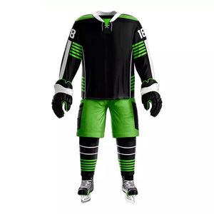 Uniforme de Hockey sobre Hielo Unisex Premium, Logotipo Personalizado, Color Personalizado, Talla Personalizada, Impresión por Transferencia de Calor, Servicio OEM, Conjunto de Poliéster para Fitness - Product Image 5