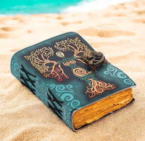 Journal de voyage rétro en cuir antique Un papier fait main exclusif avec un cahier relié C-Lock Acheter fabricant indien - Product Image 4