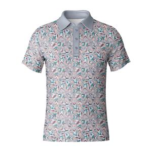 Polo de Golf de Alta Gama para Hombre, Jersey de Poliéster Suave que Absorbe La Humedad, Ideal para Uso Diario, Patrón Sólido Personalizable - Product Image 1