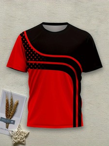 T-shirts pour hommes T-shirt de sport coloré cool pour adultes et sport de plein air Streetwear T-shirt de plage respirant à séchage rapide imprimé en 3D - Product Image 4