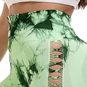 Mallas Capri con logotipo personalizado para mujer, mallas de cintura alta para entrenamiento, suave y mantecoso, gimnasio, fitness, yoga, vestido deportivo - Product Image 2