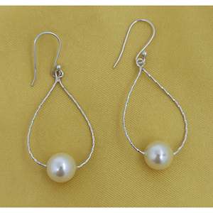 Pendientes de Plata de Ley 925 con Perlas de Agua Dulce, Hechos a Mano, Estilo Vintage, Forma de Lágrima, para Fiesta o Regalo - Product Image 6