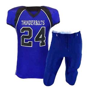 Uniforme de football américain de dernière génération fabriqué en usine, nouveau style, uniforme de football américain pour jeunes, prix de gros - Product Image 1