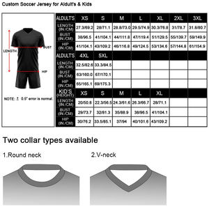 Camiseta de equipo de fútbol para hombre, conjunto corto de entrenamiento juvenil, camisetas de fútbol de poliéster 100%, camisetas y tops - Product Image 5