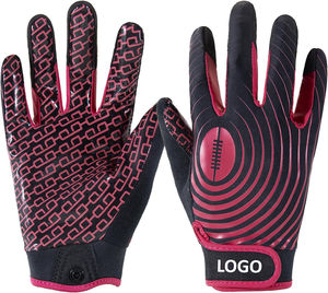 Popular Design American <b>Football</b> Receiver <b>Gloves</b> for Men and Casual Wear <b>Youth</b> Kids with Custom Logo <b>Football</b> <b>Gloves</b> - Product Image 1