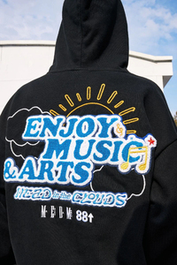 À la mode personnalisé hommes lavage à l'acide pull à capuche de haute qualité 100% coton personnalisé 3D bouffée impression Logo coupe régulière à capuche hommes - Product Image 6