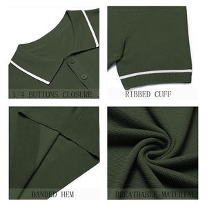 Polos de golf pour hommes Chemise à col à manches courtes à séchage rapide Slim Man T-shirt Polo Summer Casual Styling - Product Image 5