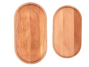 Tabla de cortar de madera hecha a mano con asa, tabla de cortar de cocina Rectangular Extra grande y bandeja de servicio rústica, tabla de cortar - Product Image 3