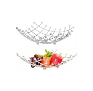 Vente chaude TAHURA EXPORTS Ustensiles de cuisine classiques Décor de table Corbeille de fruits en métal écologique de haute qualité Style moderne exporté - Product Image 6