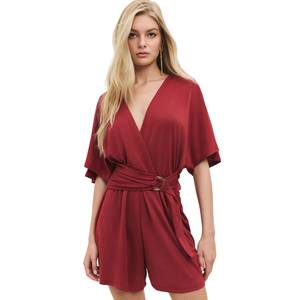 Mono Informal para Mujer con Logotipo en la Parte Delantera, 100% Algodón, Manga Corta, Cuello Redondo - Product Image 1