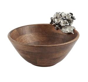 Vente chaude Élégant Centre De Table Bol Décoratif Bol En Bois D'acacia Bol À Salade Pour La Fête De Mariage Plateau De Service Alimentaire - Product Image 5