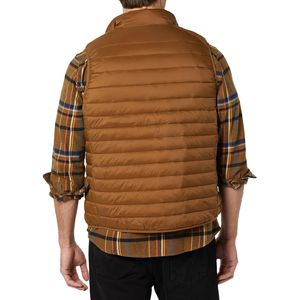 Gilet matelassé en toile pour homme, haut de gamme, imperméable, coupe-vent, léger, sans manches, pour l'hiver, streetwear - Product Image 4