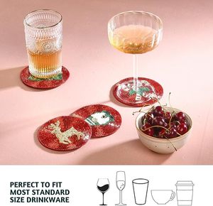 Best Table <b>Coaster</b> With Beast Design Glass <b>Beads</b> and Theme for Parties and Other Functions Decorative Tableware Pad/Mat - Product Image 2