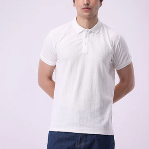 Camisetas Polo Blancas Lisas de Venta Caliente, Camiseta de Algodón para Hombre, Unisex, Cuello Camisero, Manga Corta, Tejido de Punto, para Equipo - Product Image 1