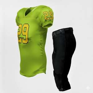 Uniforme de football américain pour jeunes de haute qualité, respirant, cousu, imprimé, maillot d'entraînement et pantalon, vêtements d'équipe, niveau professionnel - Product Image 3