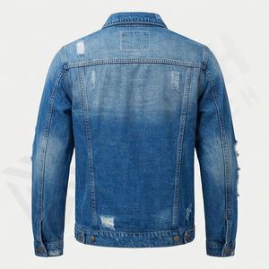 Chaqueta Vaquera para Mujer, de Algodón, Diseño Desgastado y Roto, Manga Larga, Corte Ajustado, Cuello Camisero, Prenda Exterior Informal para Otoño e Invierno - Product Image 2