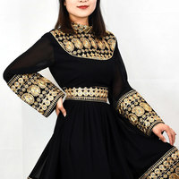 Dernier fabricant de vêtements vêtements afghans personnalisés pour femmes robes tribales ethniques afghanes robe traditionnelle