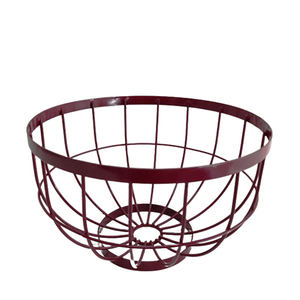 Cesta redonda de hierro Color marrón último diseño cesta de frutas cesta de alambre para mesa y almacenamiento de cocina hecho a mano personalizado - Product Image 5