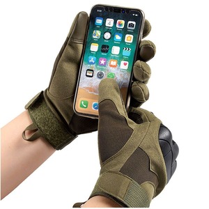 Guantes Tácticos de Alta Calidad al por Mayor, Verdes, Completos, Anti-corte, para Caza, Entrenamiento al Aire Libre, Pakistán - Product Image 2