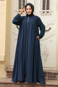Trendy Embroidered Casual <b>Kaftan</b> Abaya Adults Women Soft Fabric Breathable Lightweight Flowy Modest Floor Length <b>Long</b> Sleeve - Product Image 2