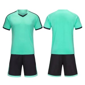 ชุดฟุตบอลแขนสั้นชุดฝึกฟุตบอลสำหรับผู้ชายและผู้ใหญ่เด็กชุดทีมนักเรียนชั้นประถมศึกษาฤดูร้อน - Product Image 2