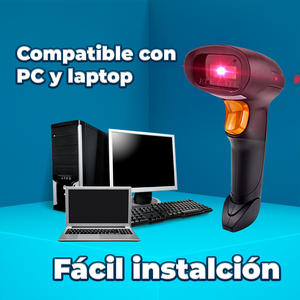 Scanner di Codici a Barre 1D Portatile con Luce LED, Cavo USB e Interfaccia TTL, Scansione 2D/1D per Carta Formato A4 - Product Image 5