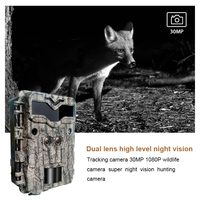 KW698A cámara de rastreo de caza de Vida Silvestre cámara de exploración de 2 sensores de doble lente cámara de juego 4K fácil de navegar fácil de usar 512GB