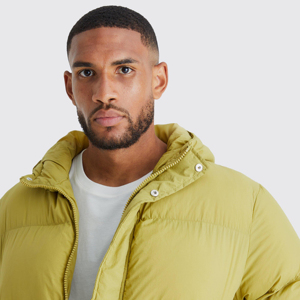 Chaqueta acolchada con estampado personalizado para hombre, chaqueta de invierno informal con logotipo personalizado para hombre, chaqueta acolchada con bolsillos - Product Image 3