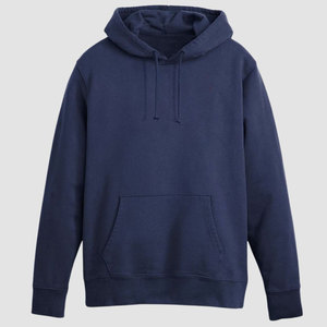 Sweat à capuche vintage pour homme avec broderie personnalisée, détails bords usés, tissu épais, style streetwear - Product Image 1