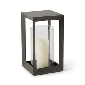 Minimalist Iron Wire Candle <b>Lantern</b> <b>Black</b> Color For Home Wedding Holiday Lighting Decoration Hanging & Floor <b>Lanterns</b> - Product Image 6