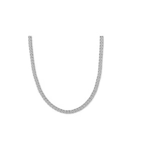 Collier à maillons de chaîne cubain multicolore lourd de 14mm plaqué or véritable blanc personnalisé pour hommes - Product Image 2