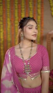 Lanzamiento 2025: Lehenga Choli de Algodón Especial Navratri para Mujer, 6 Metros, Estilo Elegante para Fiestas, Secado Rápido - Product Image 6