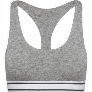 Soutien-gorge de sport pour femmes, respirant, logo avant en nylon spandex de grande taille, fabriqué au Pakistan - Product Image 4