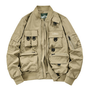 แจ็กเก็ตกันลมสำหรับผู้ชายเสื้อกันลมกลางแจ้งเสื้อกันลมผ้าโพลีเอสเตอร์100% เบามากเสื้อแจ็คเก็ตผู้ชายกันน้ำแนวสตรีทแฟชั่น - Product Image 5