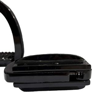 Estribos de Equitación Personalizados al por Mayor, los Más Vendidos, de Acero Inoxidable con Suela Negra, Personalizables - Product Image 3