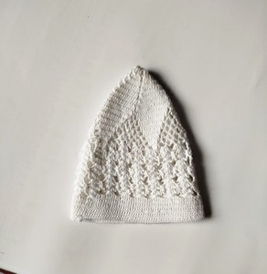 Namaz Hijab Hat KUFI Musulmán Oración Cap con bordado Boutique Crochet Diseño Algodón Sombrero islámico para hombres - Product Image 5