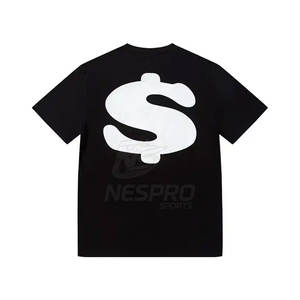 Ropa de moda Color sólido Puff Impreso de punto Camisetas de hombre Ropa de verano Pakistán Hecho 100% Algodón Secado rápido Ecológico - Product Image 2