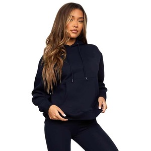 Kamro Sport Women's Unisex Oversized Heavyweight <b>Waterproof</b> Streetwear Canvas Sweatshirt & <b>Hoodies</b> with Front Logo - Product Image 6