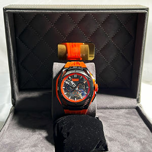 Montre-bracelet mécanique automatique multifonctionnelle pour hommes avec fenêtre à cadran en cristal à fonction lumineuse pour un usage professionnel - Product Image 2