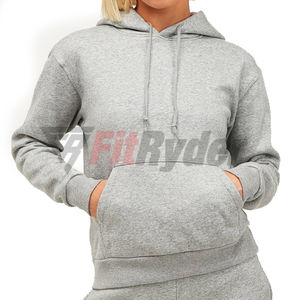 Nouveauté : Sweats à capuche décontractés pour femmes, col à capuche, ornés de perles, écologiques, mode hiver, personnalisables, OEM, vente en gros, prix abordable - Product Image 2