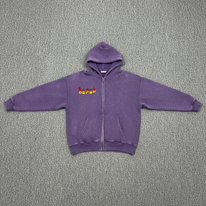 2025 recién llegado 100% algodón lavado ácido Zip Up sudaderas con capucha y sudadera de peso pesado gimnasio y Jogging desgaste sudaderas con capucha de las mujeres - Product Image 5