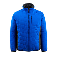 Veste matelassée en laine tricotée coupe-vent noire à capuche pour homme, fermeture éclair décontractée, coupe régulière, pour l'hiver et les activités de plein air, 100 % laine de mouton