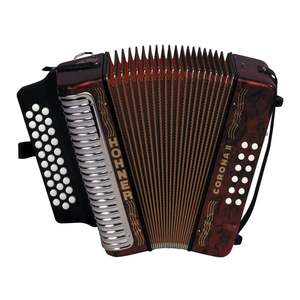 Acordeón Diatónico Hohner 3500FB Corona II Original Nuevo, 31 Botones FBbEB - Product Image 3