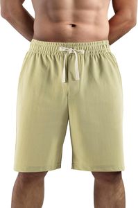 Short décontracté pour homme, taille élastique, cordon de serrage, short de plage d'été léger avec poches, short de randonnée - Product Image 3