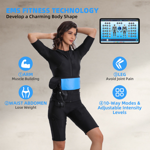 OEM Kabelloser Xbody Double Dry Split Fitness-Bodysuit Bodytech <span class=keywords><strong>EMS</strong></span>-Trainingsstimulator I Motion <span class=keywords><strong>EMS</strong></span> Stehendes Kabelloses <span class=keywords><strong>EMS</strong></span>-Gerät - Product Image 2