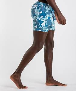 กางเกงว่ายน้ำบาสเก็ตบอลกางเกงขาสั้นตาข่ายสองชั้นสำหรับผู้ชายแนวสตรีทสูงออกแบบได้ตามต้องการ - Product Image 3